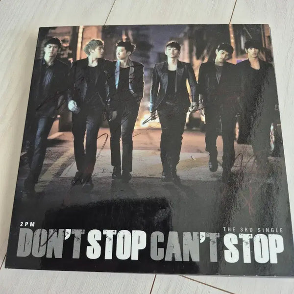 [BUNJANG] 2PM Don't Stop Can't Stop 3rd Single Album Signed / 친필사인 2PM DON'T STOP CAN'T STOP 3집 싱글 앨범