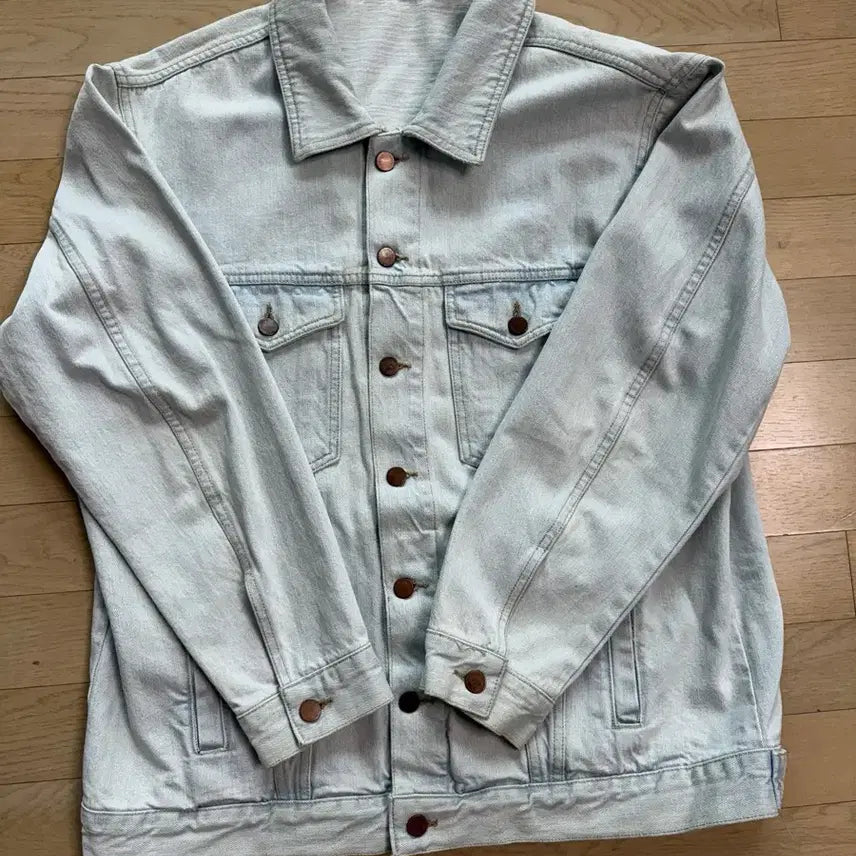 [BUNJANG] PUER HOMME Martin Rose Light Denim Jacket M / 퓨에르옴므 / 마틴 로즈 라이트 데님 청자켓 M