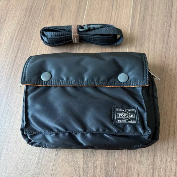 [BUNJANG] Porter Tanker Snap Shoulder Bag (Black) / 포터 탱커 스냅숄더백(블랙)