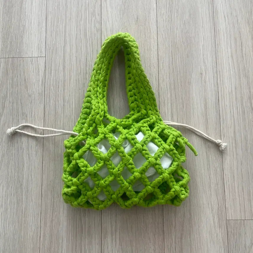[BUNJANG] Small Net Bag with Inner Bag / 네트백 스몰