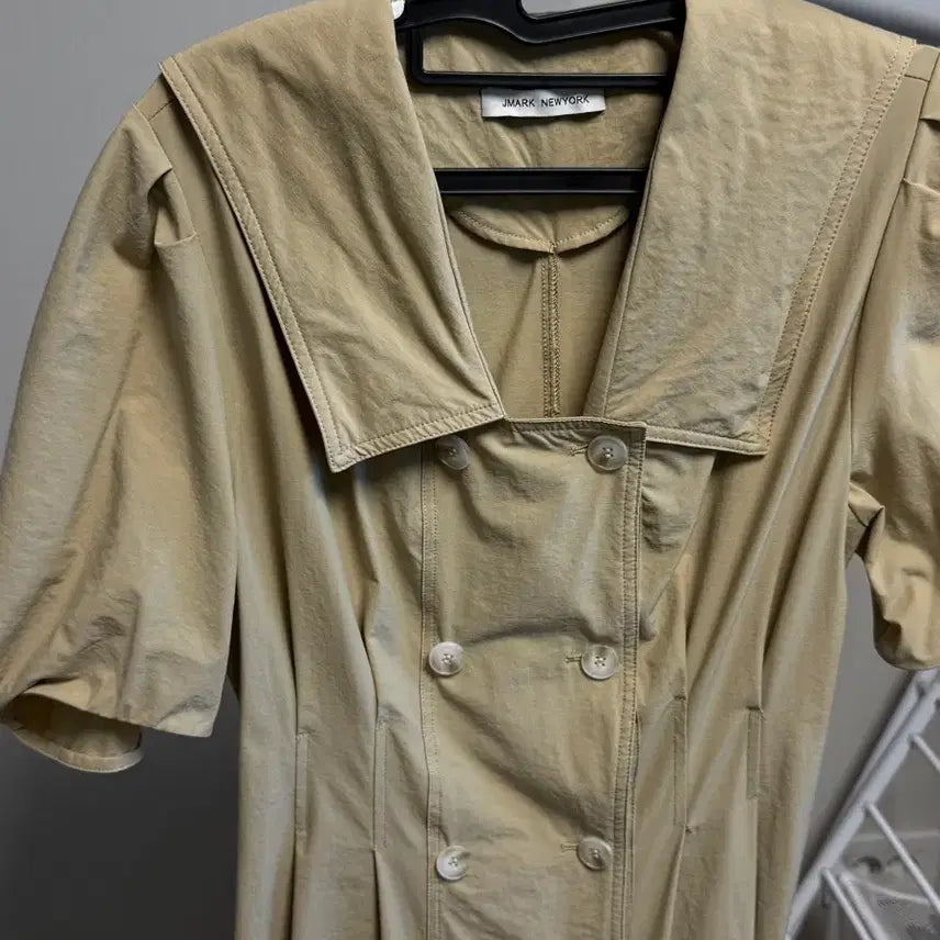 [BUNJANG] J.MARK NEW YORK Beige Button Detail Long Dress / 제이마크뉴욕 원피스