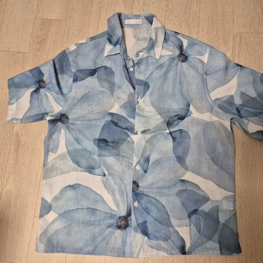 [BUNJANG] Zara Hawaiian Floral Shirt Size M / 자라 하와이안 셔츠 103사이즈 m사이즈