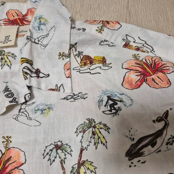 [BUNJANG] H&M Hawaiian Shirt Medium (102 Size Fit) / h&m 하와이안셔츠 m사이즈 102사이즈