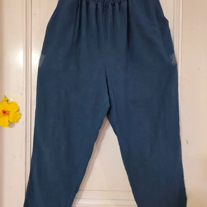 [BUNJANG] Linen Blend Banding Baggy Pants / 여름 초가을  고급스러운  핏이이쁜  마 린넨  밴딩 베기통바지  깨끗해요