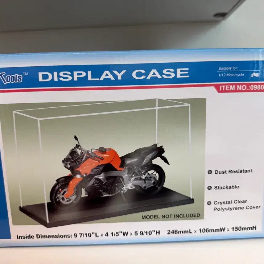 [BUNJANG] Master Tool 1/12 Scale Motorcycle Display Case / 트럼페터 오토바이 자동차 디스플레이 케이스