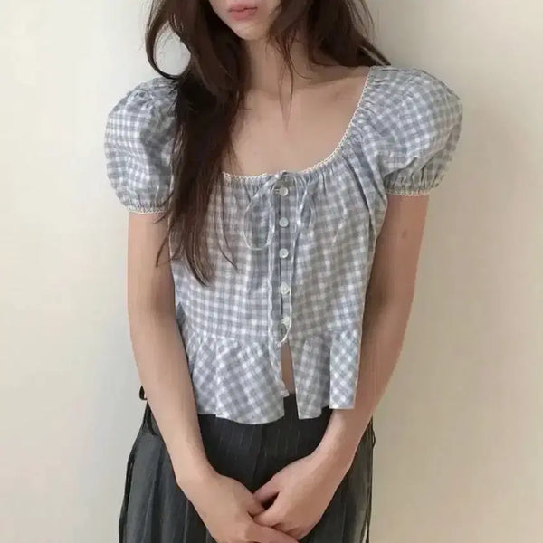[BUNJANG] Archive J2U Humming Blouse / 아카이브제이투유 허밍 블라우스