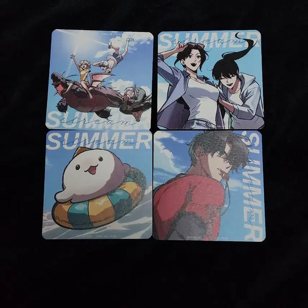 [BUNJANG] Omniscient Reader's Viewpoint Pop-up Store 'Midsummer Voyage' Bundle Set Coaster Yoo Joonghyuk & Yu Mia / (일괄) 전독시 팝업 한여름 유람 굿즈 판매. 특전세트.코스터.유중혁.비유 등