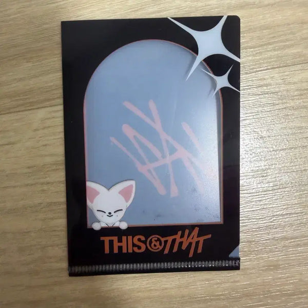 [BUNJANG] Stray Kids I.N Fox Ny 9 Photocard Holder / 스키즈 팝업 아이엔 폭시니 L자 포카홀더 스트레이키즈