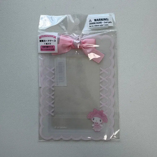 [BUNJANG] Sanrio My Melody Clear Photocard Holder / 산리오 마이멜로디 투명 포토카드 포카홀더 새상품