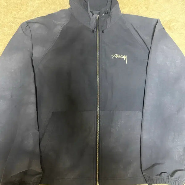 [BUNJANG] Stussy Wave Dye Beach Shell Jacket Navy XXL / [XXL] 스투시 웨이브 다이 비치 쉘 자켓 네이비