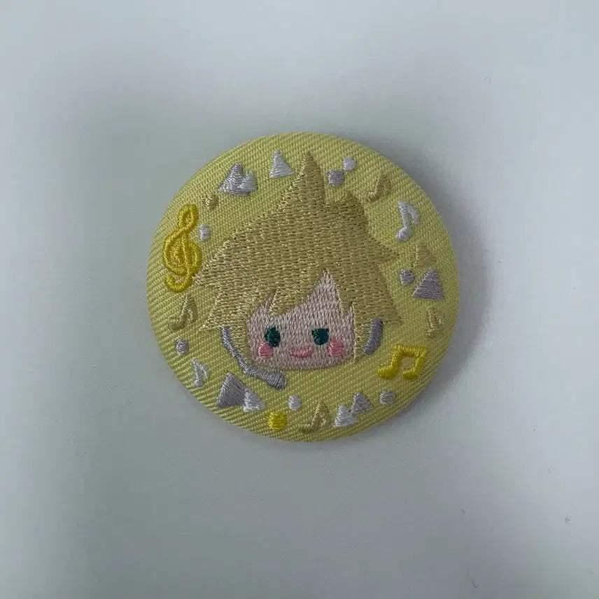 [BUNJANG] Project Sekai Embroidered Can Badge Len / 프로세카 자수 캔뱃지 렌