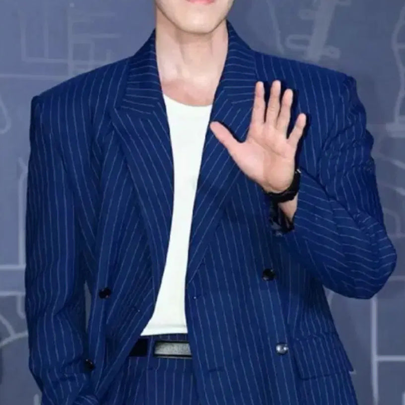 [BUNJANG] Recto Pinstripe Jacket / [M]렉토 핀스트라이프 자켓