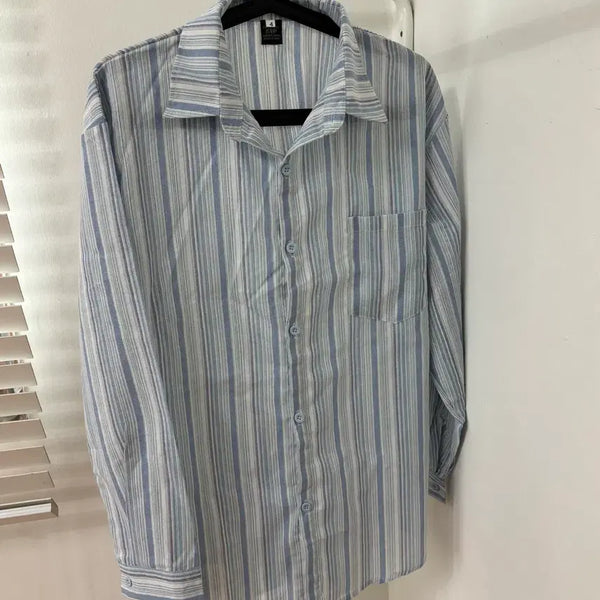 [BUNJANG] Stripe Shirt / 새상품 에이블리 스트라이프 셔츠