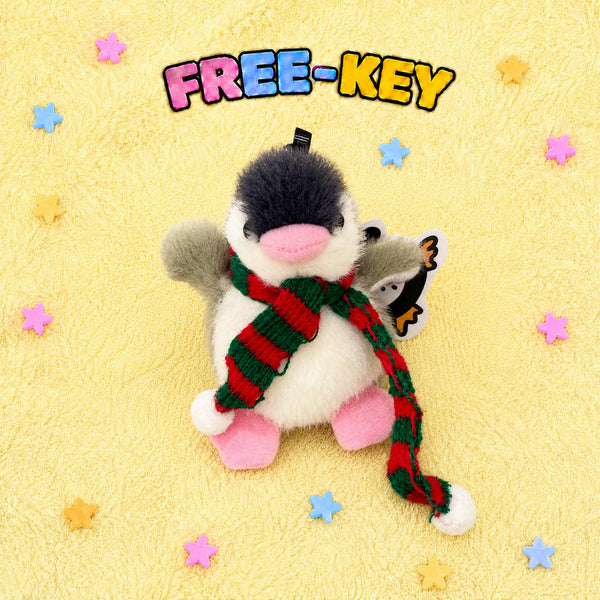 [BUNJANG] Baby Penguin Plush Keychain / [새상품] 아기 펭귄 인형 키링