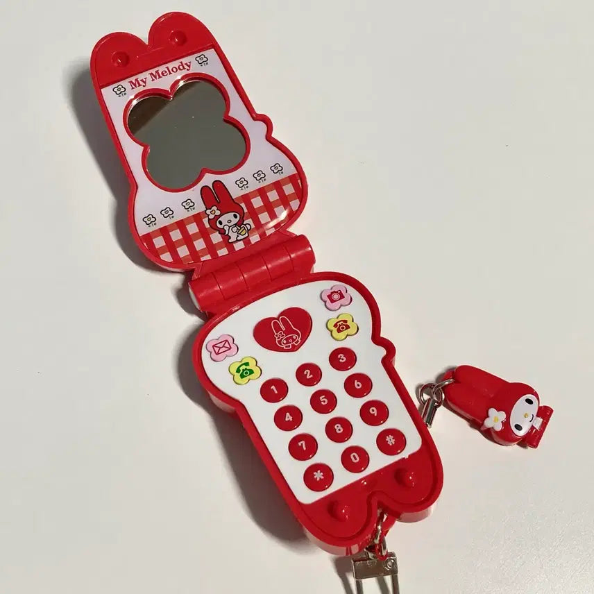 [BUNJANG] My Melody Folder Phone Keyring / 마이멜로디 폴더폰 키링