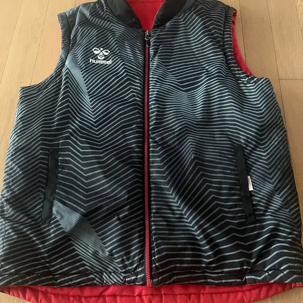 [BUNJANG] Hummel Reversible Lightweight Padded Vest / 험멜 양면 경량 패딩 조끼