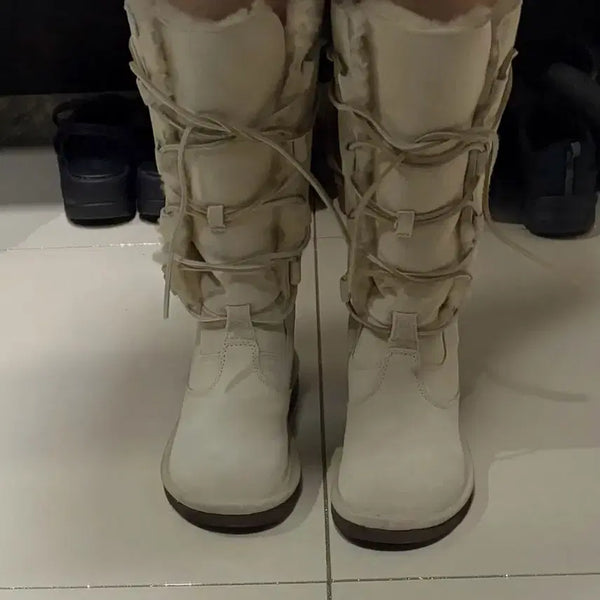 [BUNJANG] UGG Whitley Tall Lace-Up Boots / UGG Whitley Tall 어그 레이스업 어그 부츠 240