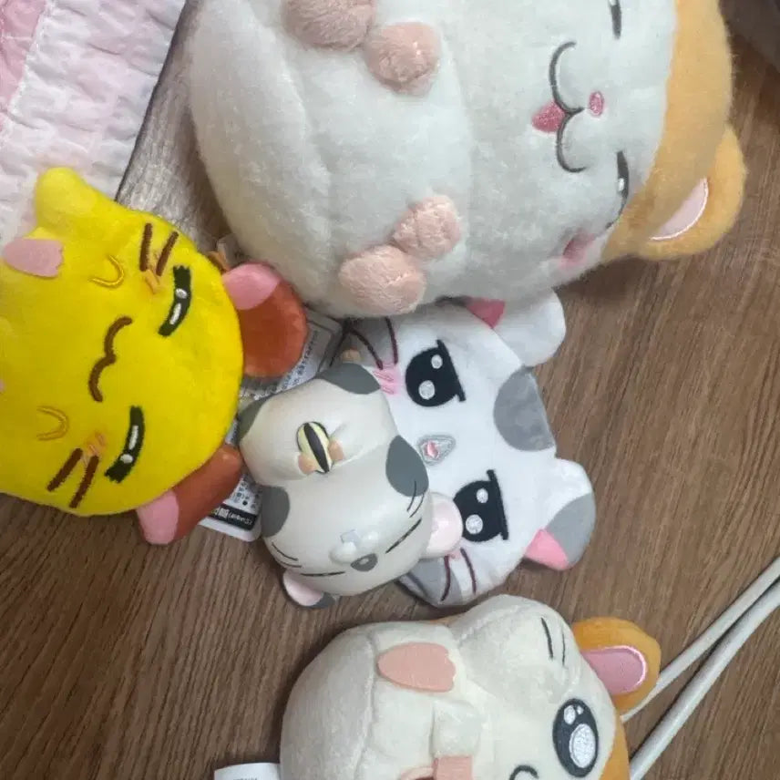 [BUNJANG] Hamtaro Plush + Pouch Bundle Set / 햄토리 인형+파우치 일괄