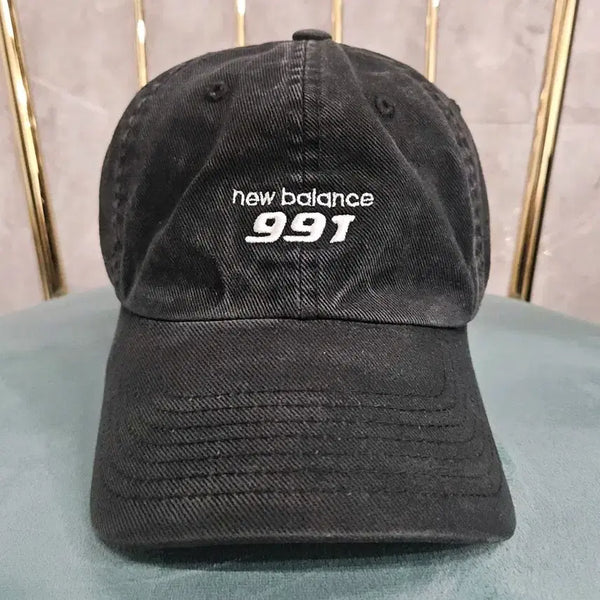 [BUNJANG] New Balance 991 Ball Cap Black / 뉴발란스 991 볼캡 모자 블랙