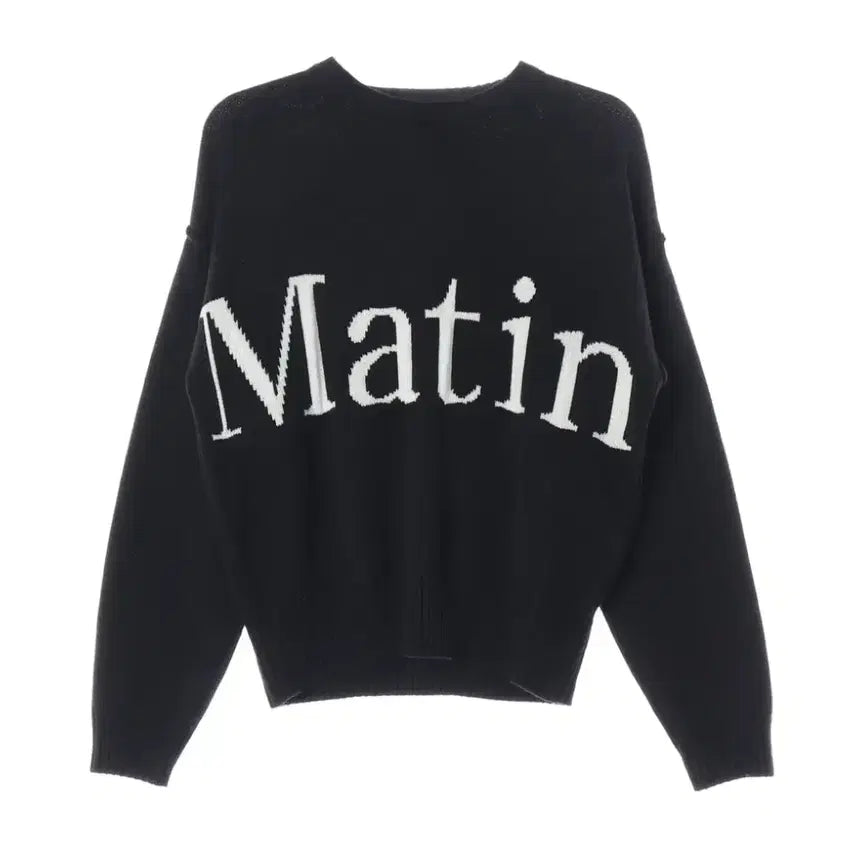 [BUNJANG] Matinkim Big Logo Knit / 마뗑킴 빅로고 니트