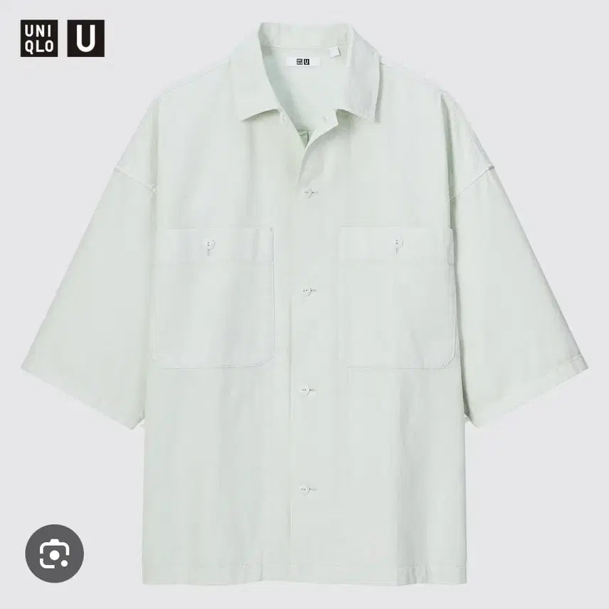 [BUNJANG] Uniqlo U x Lemaire Oversized Denim Work Jacket / 유니클로 U 르메르 오버사이즈 워크자켓 데님 워크자켓