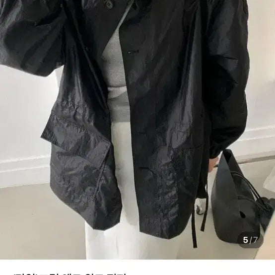 [BUNJANG] Grip and Wind Jumper Black / 그립 앤트 윈드 점퍼 블랙