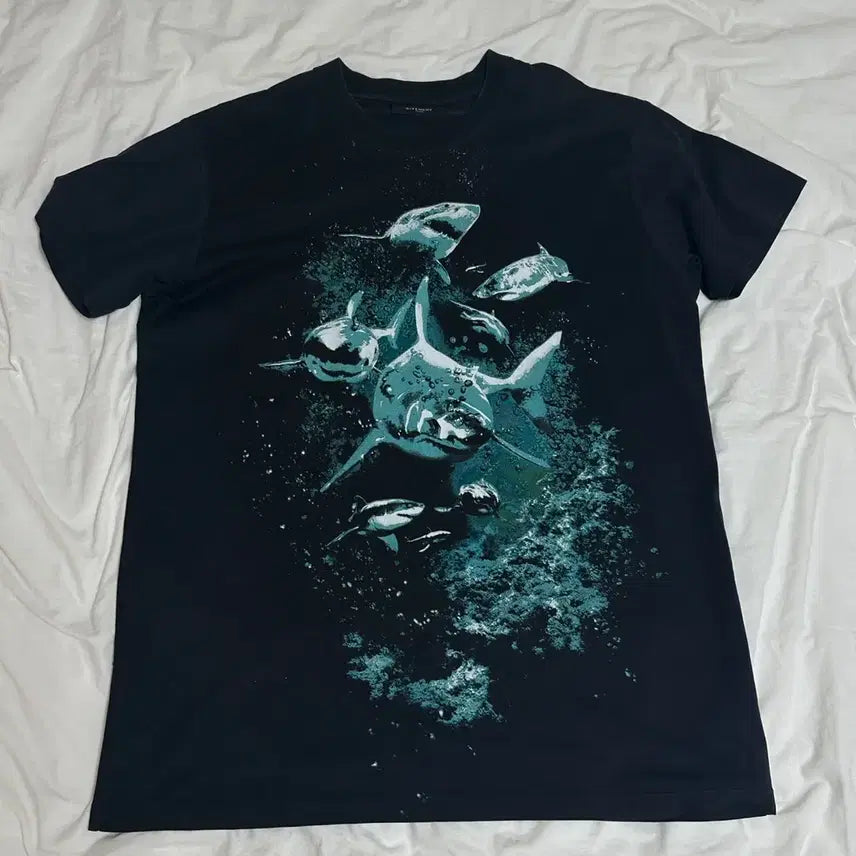 [BUNJANG] Givenchy 2009FW Shark T-Shirt / 지방시 09fw 상어 티셔츠