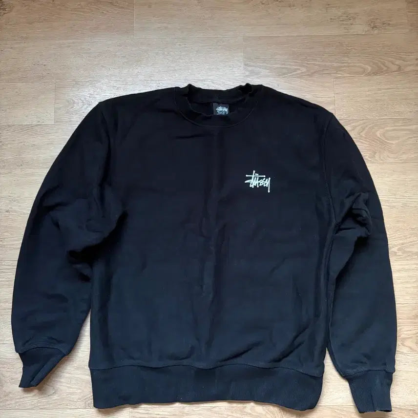 [BUNJANG] Stussy Basic Sweatshirt Black / 스투시 베이직 맨투맨 S