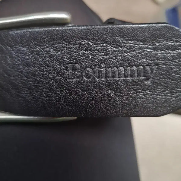 [BUNJANG] BOTIMY Leather Belt Black / 보팀미 레더 벨트 블랙
