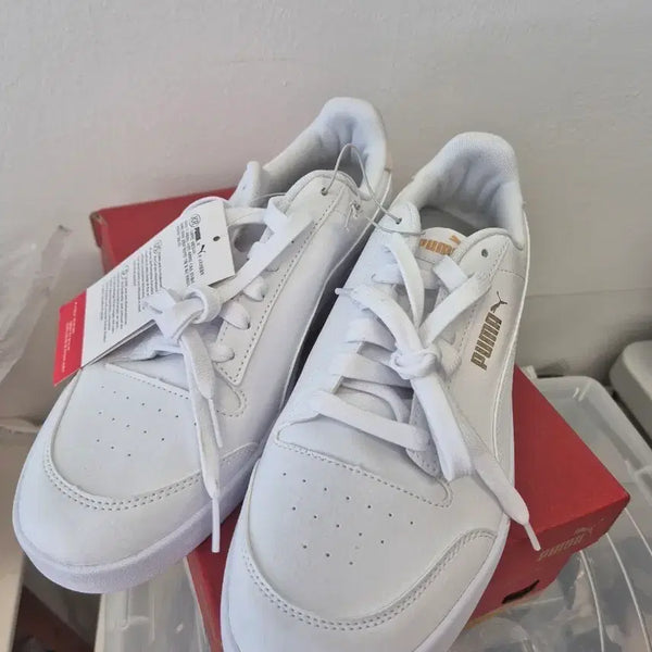 [BUNJANG] Puma 2.0 Sneakers White New / 푸마 운동화 2.0 스니커즈 화이트 새상품 미세하자