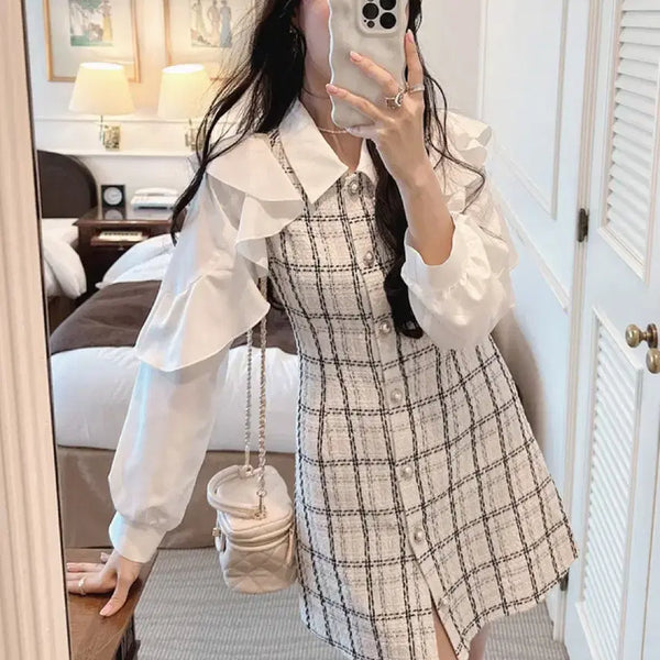 [BUNJANG] GRL Tweed One-Piece Dress / GRL그레일 트위드원피스