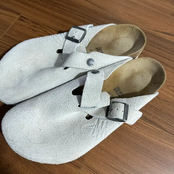 [BUNJANG] Stussy Birkenstock Sandals White / 스투시 버텐스탁