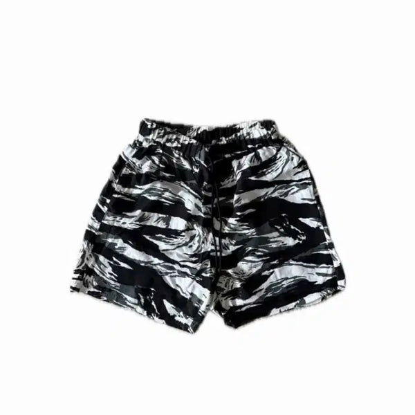 [BUNJANG] TAKAHIROMIYASHITATheSoloist. 25SS Tiger Camo Rayon Swim Shorts / 솔로이스트 25ss 타이거 카모 레이온 스윔 쇼츠