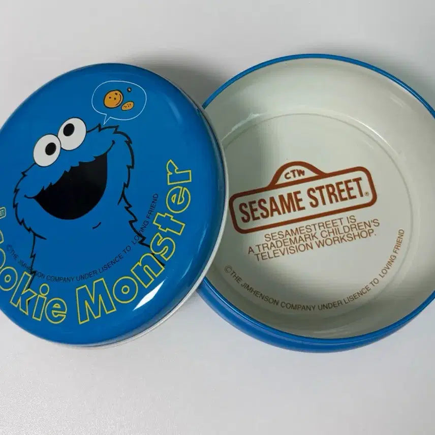 [BUNJANG] Vintage Cookie Monster Storage Box Case / 고전 쿠키몬스터 보관함 케이스
