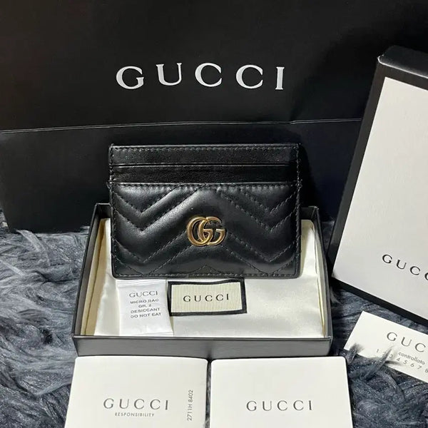 [BUNJANG] Gucci GG Marmont Card Case Wallet / [정품/풀구성]구찌 GG 마몽 카드지갑