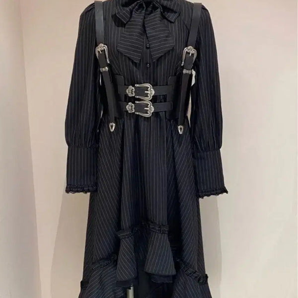 [BUNJANG] Manon Tokyo Harness Gothic Dress Black / Manon Tokyo 마논도쿄 하네스 고스 원피스 블랙