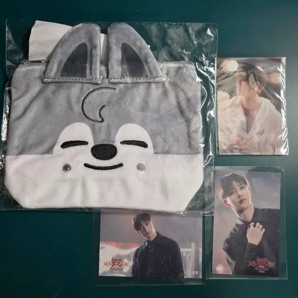 [BUNJANG] SKZ Wolf Chan Pouch Sticker Set Bundle / 울프찬 쿠지 일괄