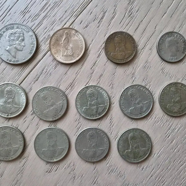 [BUNJANG] Colombia Coin Set 1974-1976 / 콜롬비아 주화 세트 1974-1976