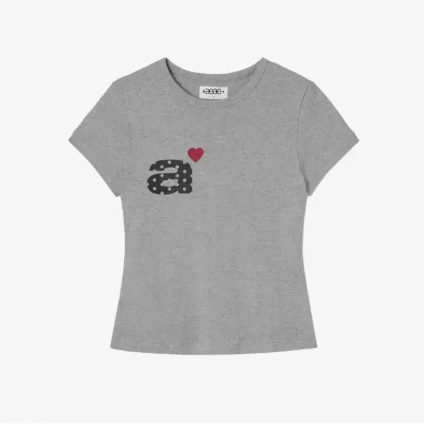 [BUNJANG] Aeiieo Grey Short Sleeve T-shirt / 에이이에이 반팔 그레이