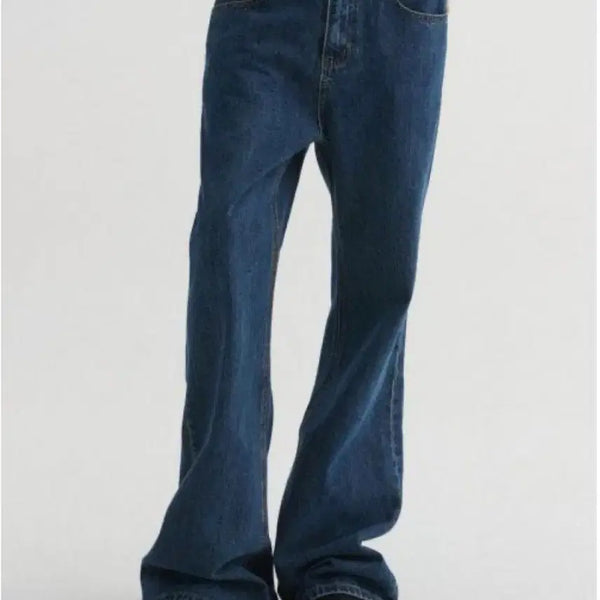 [BUNJANG] DNSR Signature Flare Denim Deep Blue M Size / DNSR 시그니처 플레어데님 딥블루 m사이즈