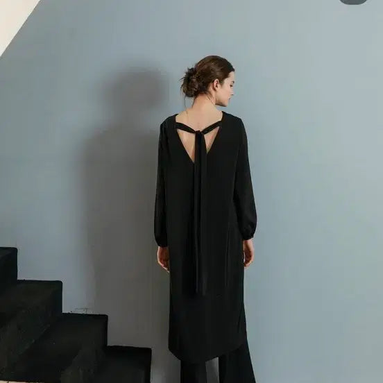 [BUNJANG] Fever Black Long Dress (New) / 피버 블랙 원피스(새상품)