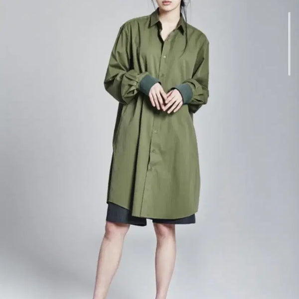[BUNJANG] NOHANT Cuff Long Shirt (Unisex) / 노앙 커프 롱셔츠(공용)