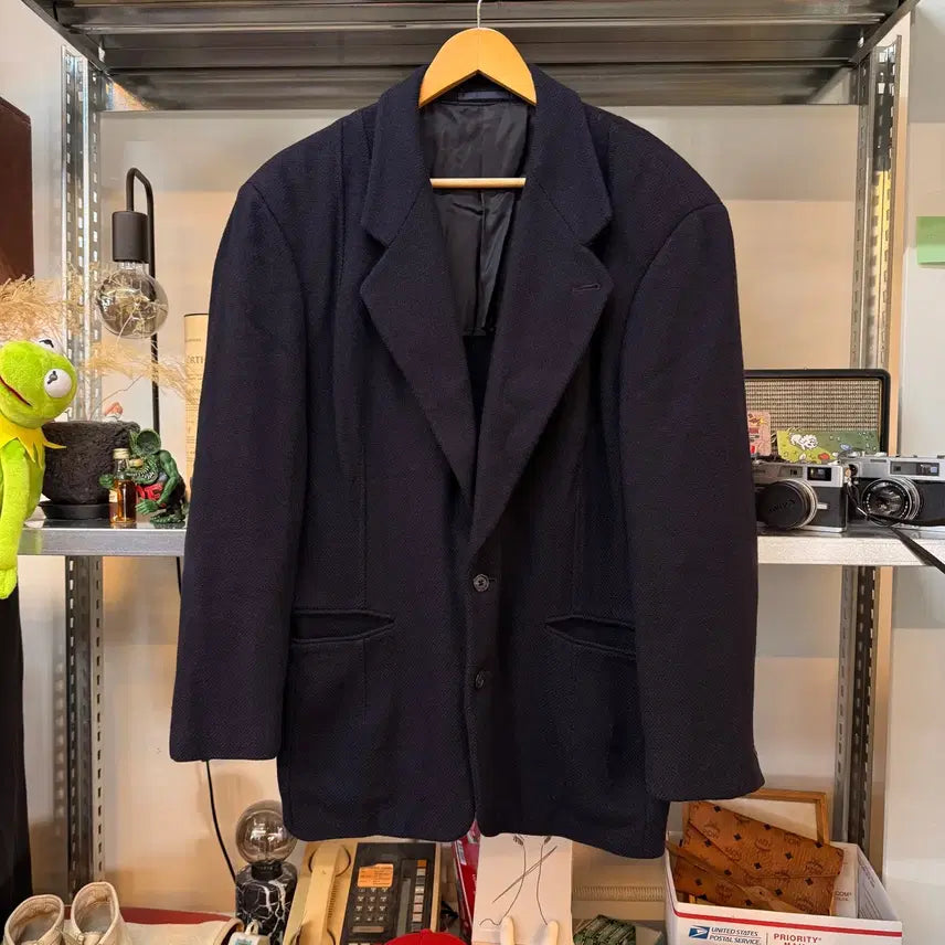 [BUNJANG] Gianfranco Ferré Virgin Wool Basket Weave Tailored Jacket / 잔프랑코 페레 지안프랑코 페레 버진울 바스켓위브 테일러드 자켓 50