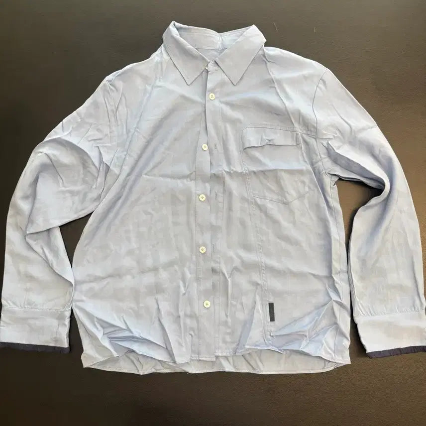 [BUNJANG] Namesake Light Blue Shirt / 네임세이크 하늘색 셔츠