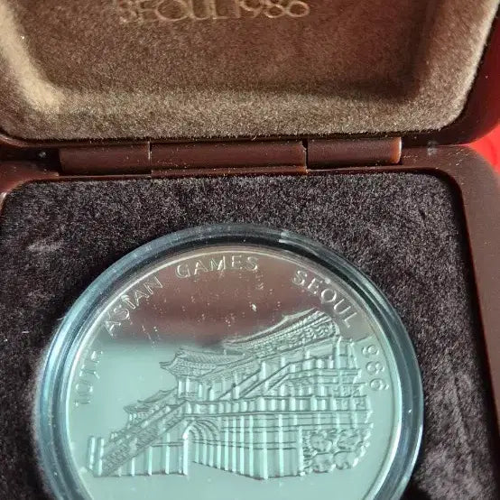 [BUNJANG] 1986 Seoul Asian Games Commemorative Silver Coin (Bulguksa) / 1986 서울 아시안게임 기념은화 (불국사)