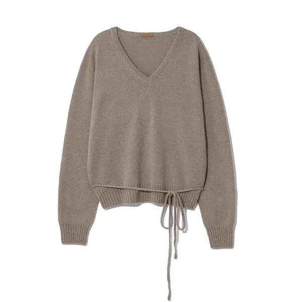 [BUNJANG] Le Septembre Alpaca V-Neck Knit Sweater / 르셉템버 알파카 브이넥 니트