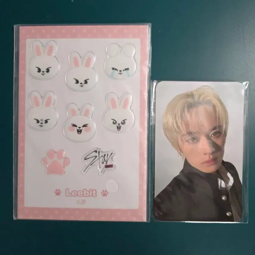 [BUNJANG] Stray Kids Lee Know Japan Kuji Photocard & Sticker Bundle Set / 리노 일본 쿠지 포카 스티커 일괄
