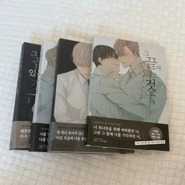 [BUNJANG] The Thing At The End Volume 1-4 Set BL Manhwa / 그 끝에 있는 것 1~4 세트 (전권) bl 만화