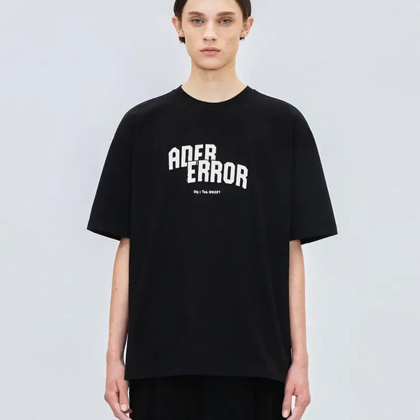 [BUNJANG] ADERERROR Origin Tab Spellout Short Sleeve T-Shirt A2 / 아더에러 오리진 탭 스펠아웃 반팔 티셔츠 / A2