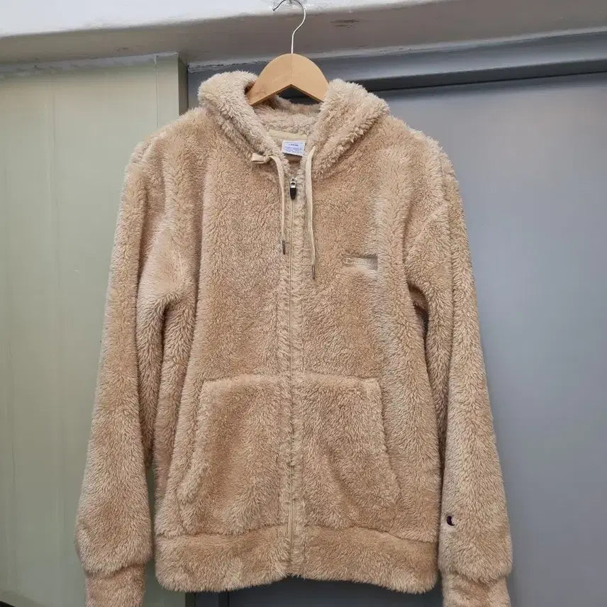 [BUNJANG] Champion Fleece Hooded Zip-Up Jacket (Size 100) / 챔피온 후리스 플리스 후드집업 100